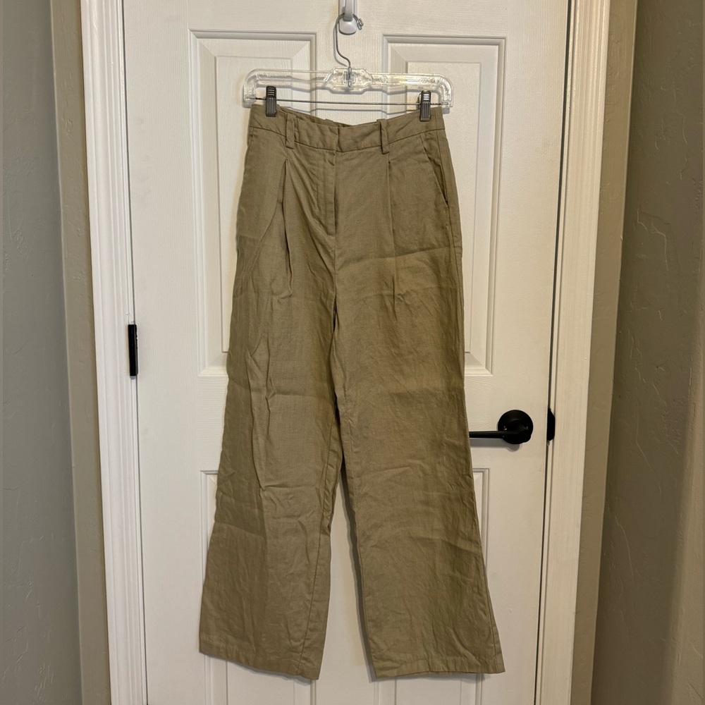 Oak + Fort 100% Linen Trouser Pant